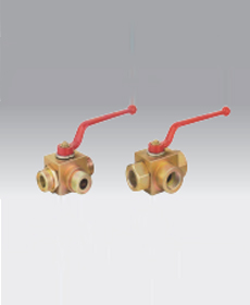 Two position three way ball valve